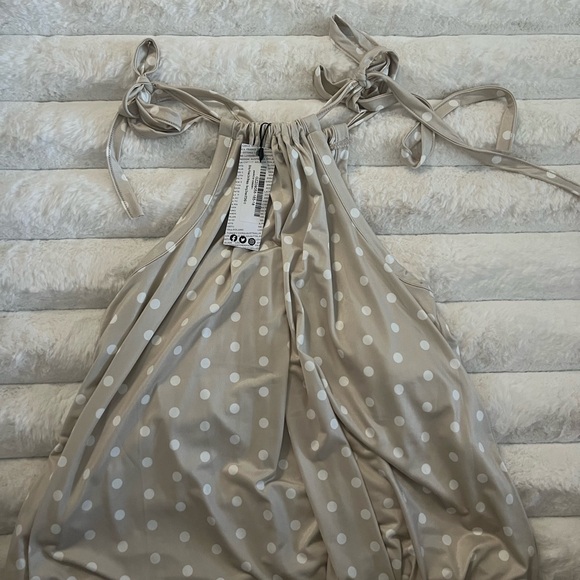 Elegant Black Halter Neck Swim Cover-Up - Picture 5 of 5